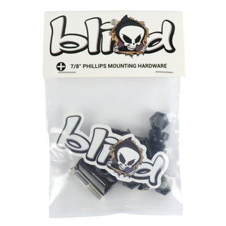 Blind Skateboard Hardware 7/8" Phillips Bolts Black/Silver