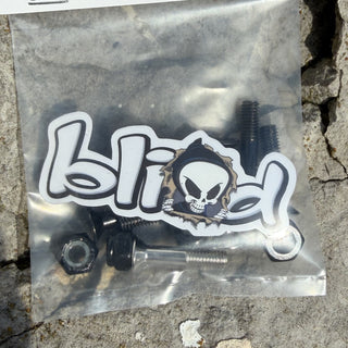 Blind Skateboard Hardware 7/8" Phillips Bolts Black/Silver