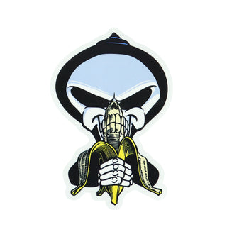 Blind Skateboard Sticker Reaper Skull and Banana 3.5" x 5"