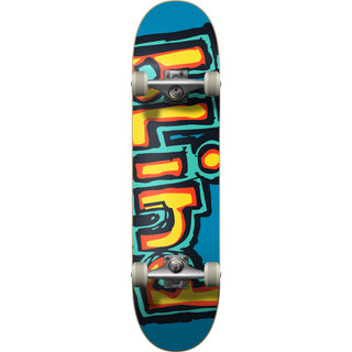 Blind Skateboard Complete Classic Matte OG Logo Bright Red/Teal 8.0" x 31.5"