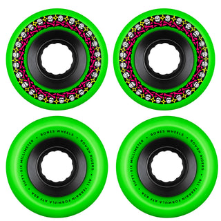Bones Skateboard Wheels 56mm Rough Riders All Terrain 80A Green