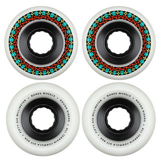 Bones Skateboard Wheels 56mm Rough Riders All Terrain 80A White
