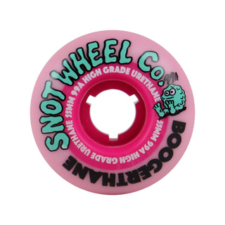 Snot Wheel Co. Skateboard Wheels 55mm Boogerthane Team 99A Pink/Pink