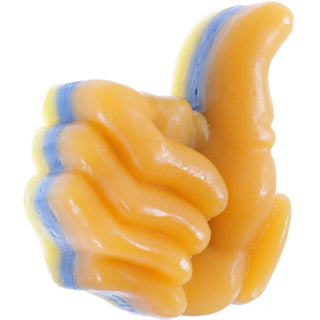 Bro Style Skateboard Wax Thumbs Up Yellow/Blue/Orange
