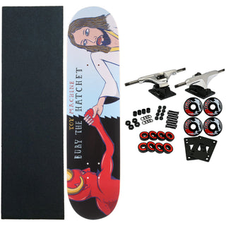Toy Machine Skateboard Complete Bury The Hatchet 8.0" x 31.75"