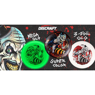 Discraft Disc Golf Triple Foil Glo Halloween Buzzz Midrange 5/4/-1/1 Red/Silver Stars 177-180g