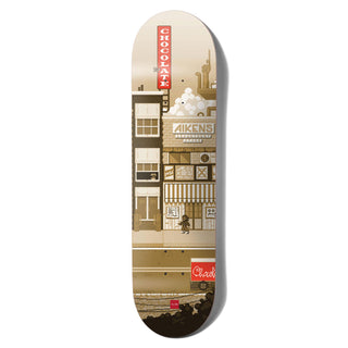Chocolate Premium Skateboard with Indy Trucks, OJ Wheels 8.5" Aikens Pixel City