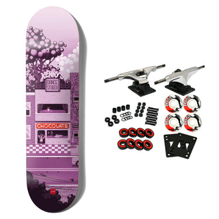 Chocolate Skateboard Complete Anderson Pixel City Complete 8.25" x 31.875"