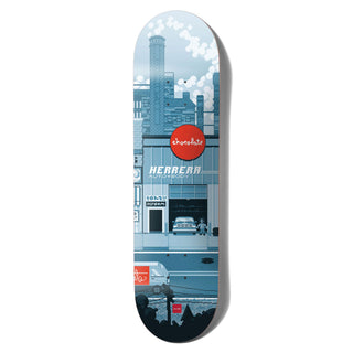 Chocolate Premium Skateboard with Indy Trucks, Crupie Wheels 8.5" Herrera Pixel City