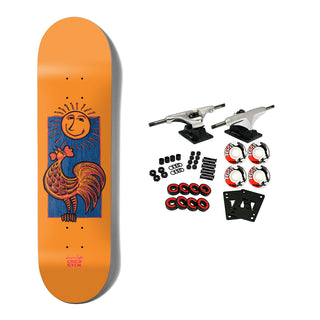 Chocolate Skateboard Complete Brenes Nicaraguan Sunrise Chico Stix 7.5" x 31"