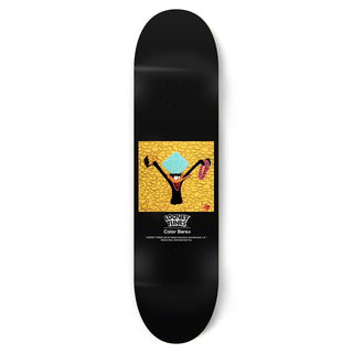 Color Bars Skateboard Deck Looney Tunes Riches Gold Foil 8.25"