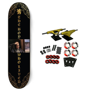 Color Bars Skateboard Complete Harry Potter Boy Who Lived Skate Gold Foil 8.38"