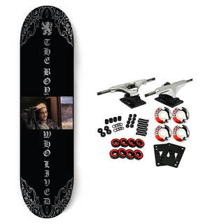 Color Bars Skateboard Complete Harry Potter Boy Who Lived Skate Silver Foil 8.5"