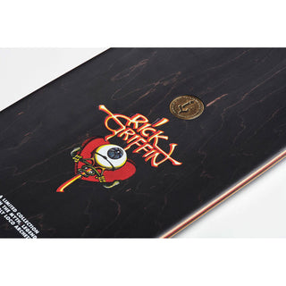 California Locos Skateboard Deck Rick Griffin Backdoor 8.375" + Sk8ology Wall Mount