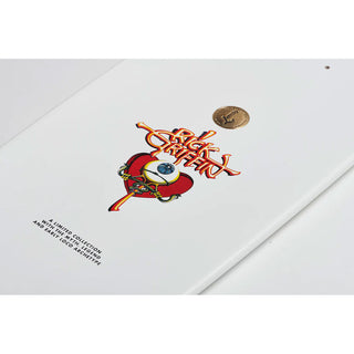 California Locos Skateboard Deck Rick Griffin Tales from the Tube 9.125" + Sk8ology Wall Mount