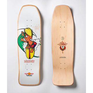 California Locos Skateboard Deck Rick Griffin Murphy 9.125" + Sk8ology Wall Mount