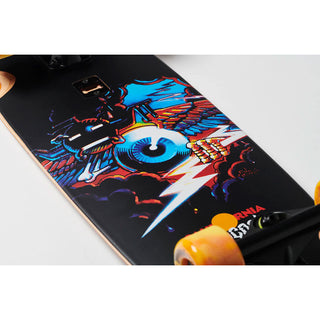 California Locos Skateboard Cruiser Rick Griffin Flying Eyeball 8.5"