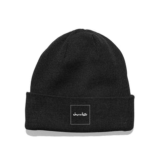 Chocolate Skateboards Beanie OG Square Black