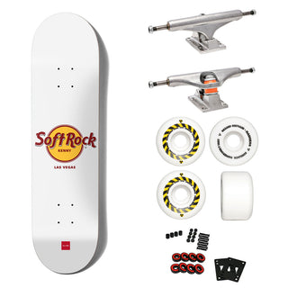 Chocolate Premium Skateboard with Indy Trucks, Hazard Wheels 8.25" Anderson Soft Rock