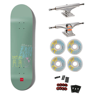 Chocolate Premium Skateboard with Indy Trucks, Crupie Wheels 8.25" Anderson Free Planet