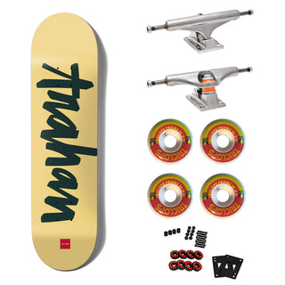 Chocolate Premium Skateboard with Indy Trucks, Triclops Wheels 8.0" Trahan OG Chunk