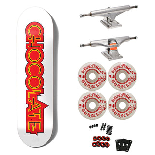 Chocolate Premium Skateboard with Indy Trucks, Spitfire Wheels 8.0" Capps Parliament