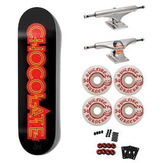 Chocolate Premium Skateboard with Indy Trucks, Spitfire Wheels 8.0" Fernandez Parliament