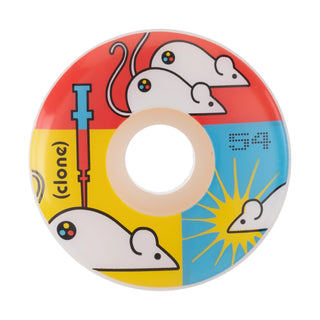 DNA Clone Skateboard Wheels 53mm 99A White