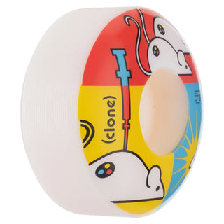 DNA Clone Skateboard Wheels 53mm 99A White