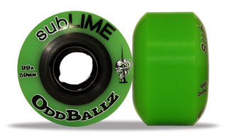 SUBLIME Skateboard Cruiser Wheels ODDBALLZ GREEN 59MM 99A by ABEC 11