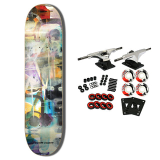 Colours Collectiv Skateboard Complete Will Barras Grunge 8.3" x 32"