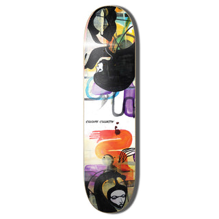 Colours Collectiv Skateboard Deck Will Barras Grunge Queen of Hearts 8.15" x 31.5"