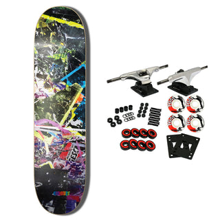 Colours Collectiv Skateboard Complete Stamatis Abstract 8.3" x 32"