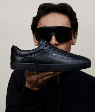 Hours is Yours Skateboard Shoes Code V2 Black Leather