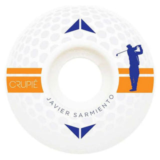 Crupie Skateboard Wheels 52mm Javier Sarmiento Golf 101A White