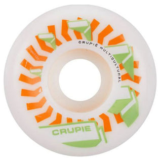 Crupie Skateboard Wheels 51mm Shmatty 101A White