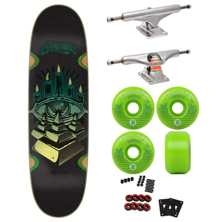 Creature Premium Skateboard with Indy Trucks, Triclops Wheels 9.0" Conjure