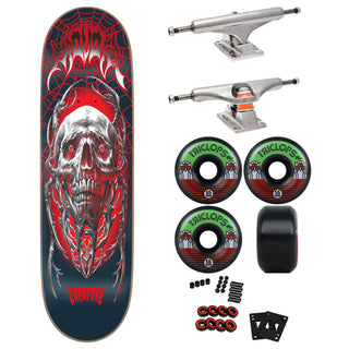 Creature Premium Skateboard with Indy Trucks, Triclops Wheels 8.8" Provost Metal XX