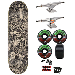 Creature Premium Skateboard with Indy Trucks, Triclops Wheels 8.8" Kimbel The Lore VX