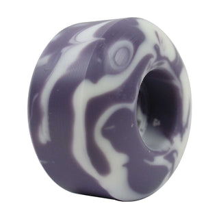 Skateboard Wheels Set 52mm x 32mm 99A Purple/White Swirl