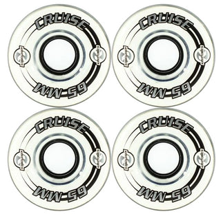 Kryptonics Wheels Cruise 65mm 80A Clear