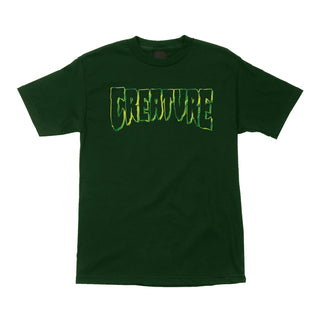 Creature Shirt Psych Outline Dark Green
