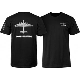 Powell Peralta Shirt Bones Brigade Bomber Black 