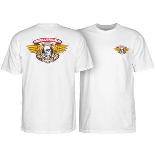 Powell Peralta Shirt Winged Ripper White