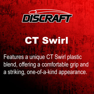 Discraft Disc Golf Anthony Barela Swirl CT Focus Putter 2/2/-1/2 Orange Pink/Maroon 170-172g