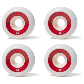 Chocolate Skateboard Wheels 55mm 99A OG Chunk Conical White/Brown