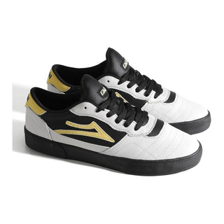 Lakai Skateboard Shoes Cambridge White Banana Black