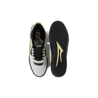 Lakai Skateboard Shoes Cambridge White Banana Black