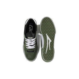 Lakai Skateboard Shoes Cambridge Covert Green Black White