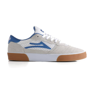Lakai Skateboard Shoes Cambridge White Suede Parisian Gum